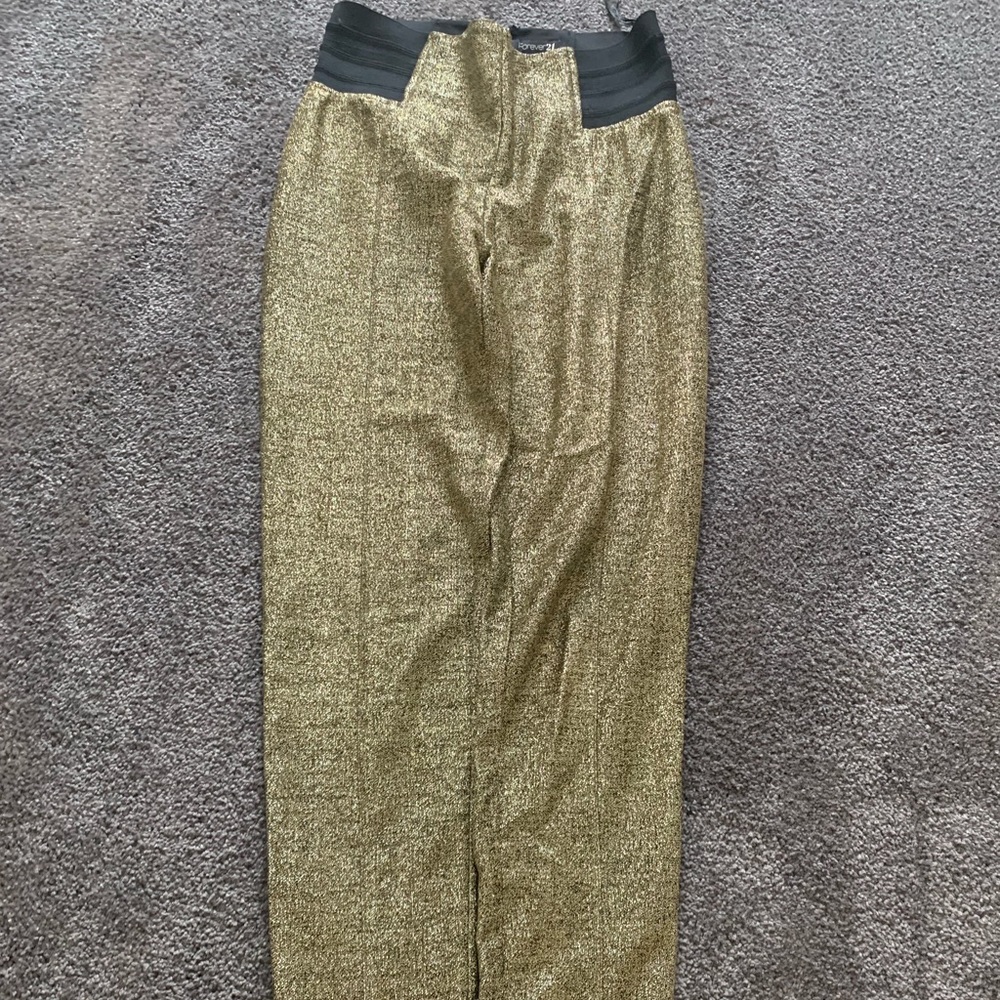Forever 21 gold pants